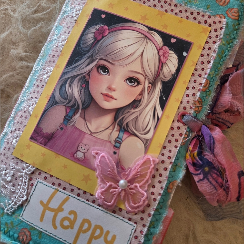 "HAPPY" Kawaai Junk Journal